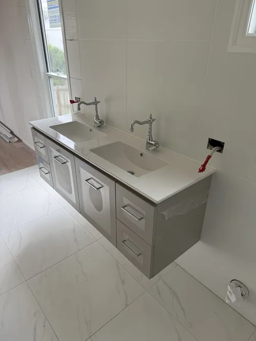 bathroom sink installation in brisbane bathroom