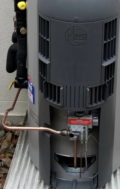rheem gas hot water system