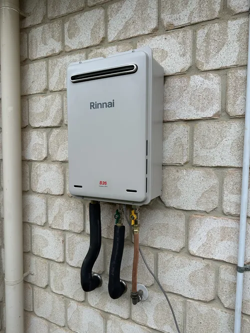 hot water system installation in Aspley home