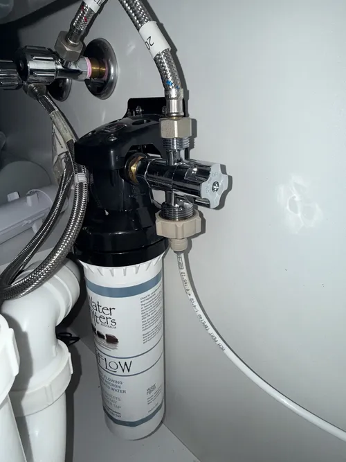 under sink water filter install in brisbane