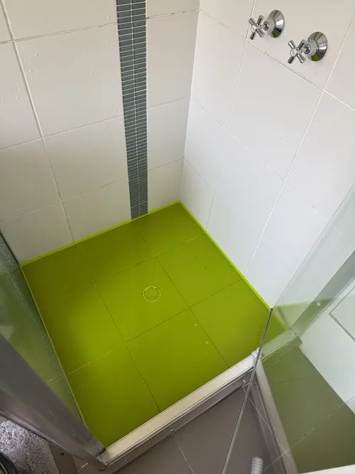 water leak detection dye test on a shower in albany creek