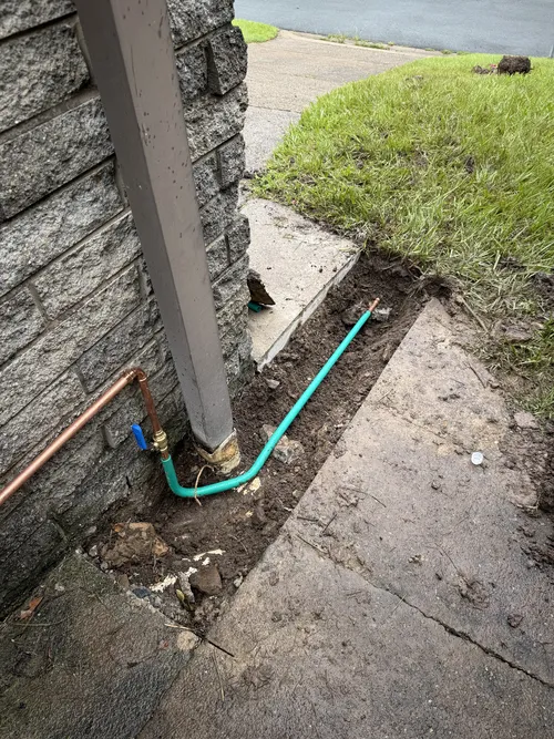 outdoor water leak detection